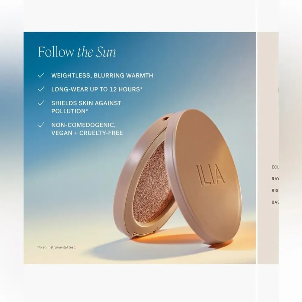 Ilia sunshine cream bronzer bask 99% full